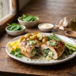 Spinach Cream Cheese Stuffed Chicken Breast Easy Juicy Baked Recipe