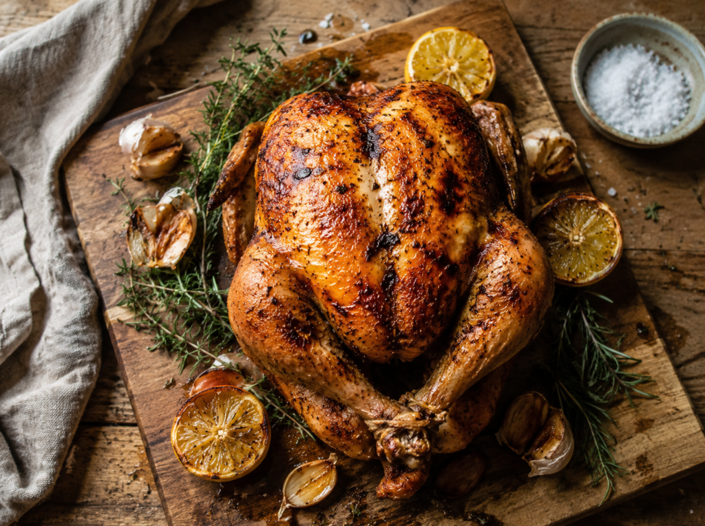 Simple Air Fryer Roast Chicken