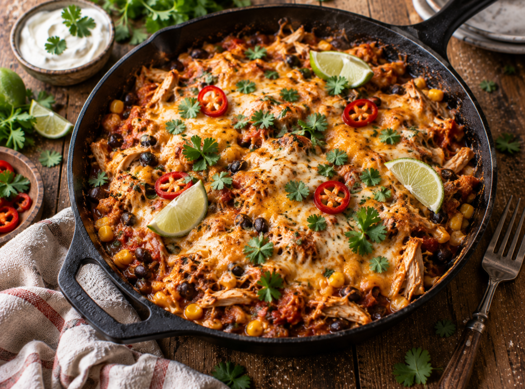 Chicken Enchilada Skillet