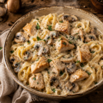 Creamy Chicken and Mushroom Pasta