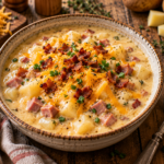 Slow Cooker Ham and Potato Soup